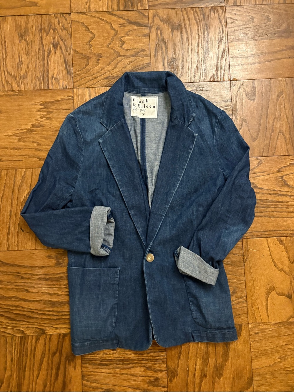 Frank & Eileen Indigo Denim Sport Coat